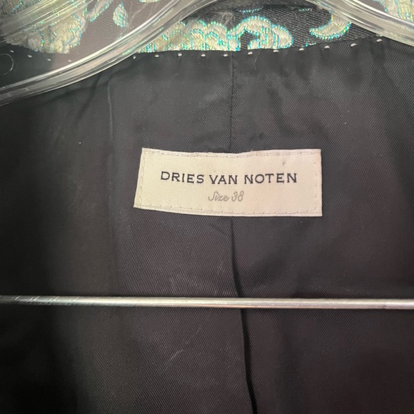 Dries can Noten metallic silver and blue blazer. Size 38 EU. Fits US 6. - Picture 5 of 5